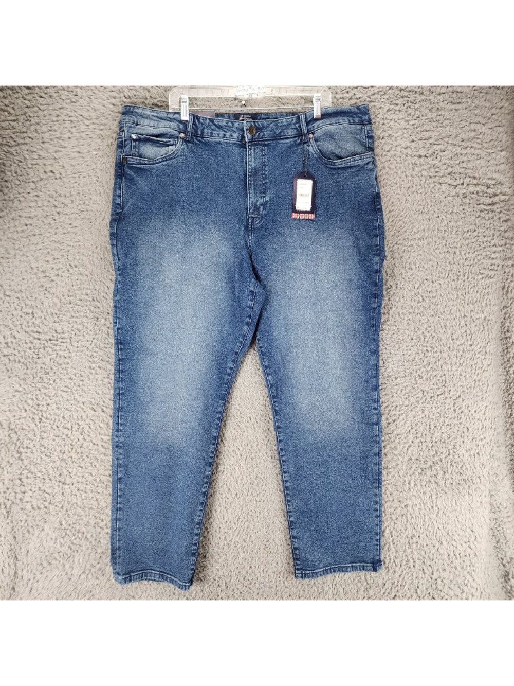 Ben Sherman Jeans Mens 42x30 Blue Stretch Denim Straight Fit *NWT*